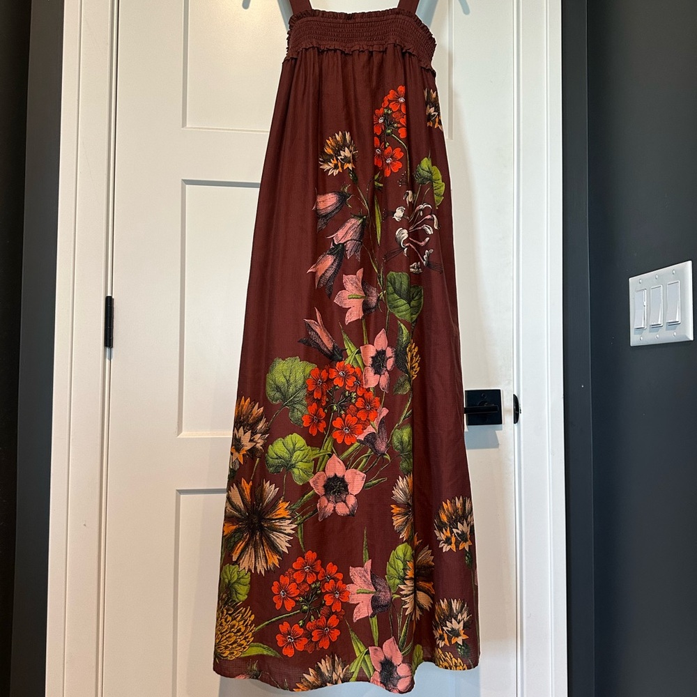 Maeve Anthropologie Beaujardin EUC Multicolor Floral Maxi Dress - Picture 6 of 8